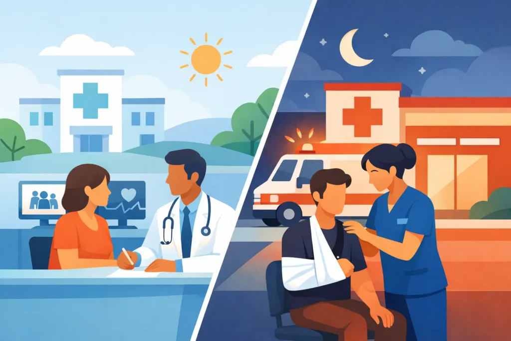 Primary Care Versus Urgent Care Explained